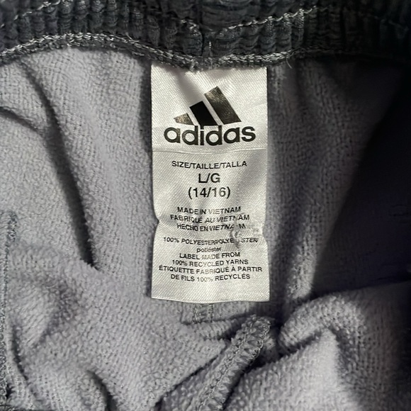 One of a kind Sliver and grey Adidas boys joggers - Picture 4 of 7